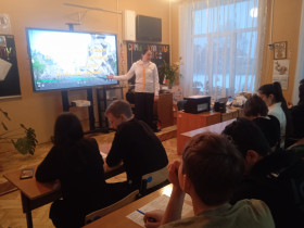 1 февраля для обучающихся 8Б класса прошло мероприятие, посвященное Сталинградской битве..